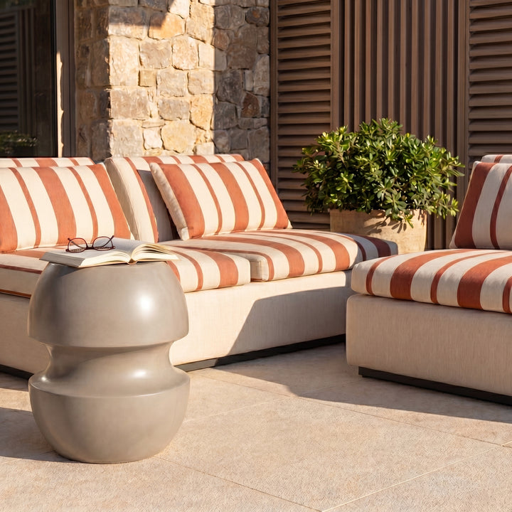 Cyrus Indoor/Outdoor Concrete End Table — life_1