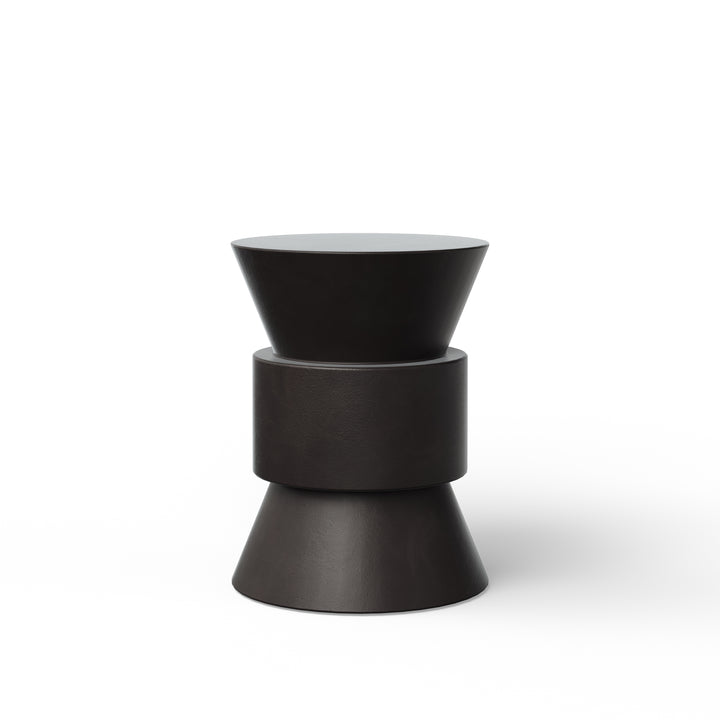 Jackson Indoor/Outdoor Concrete End Table - Lava