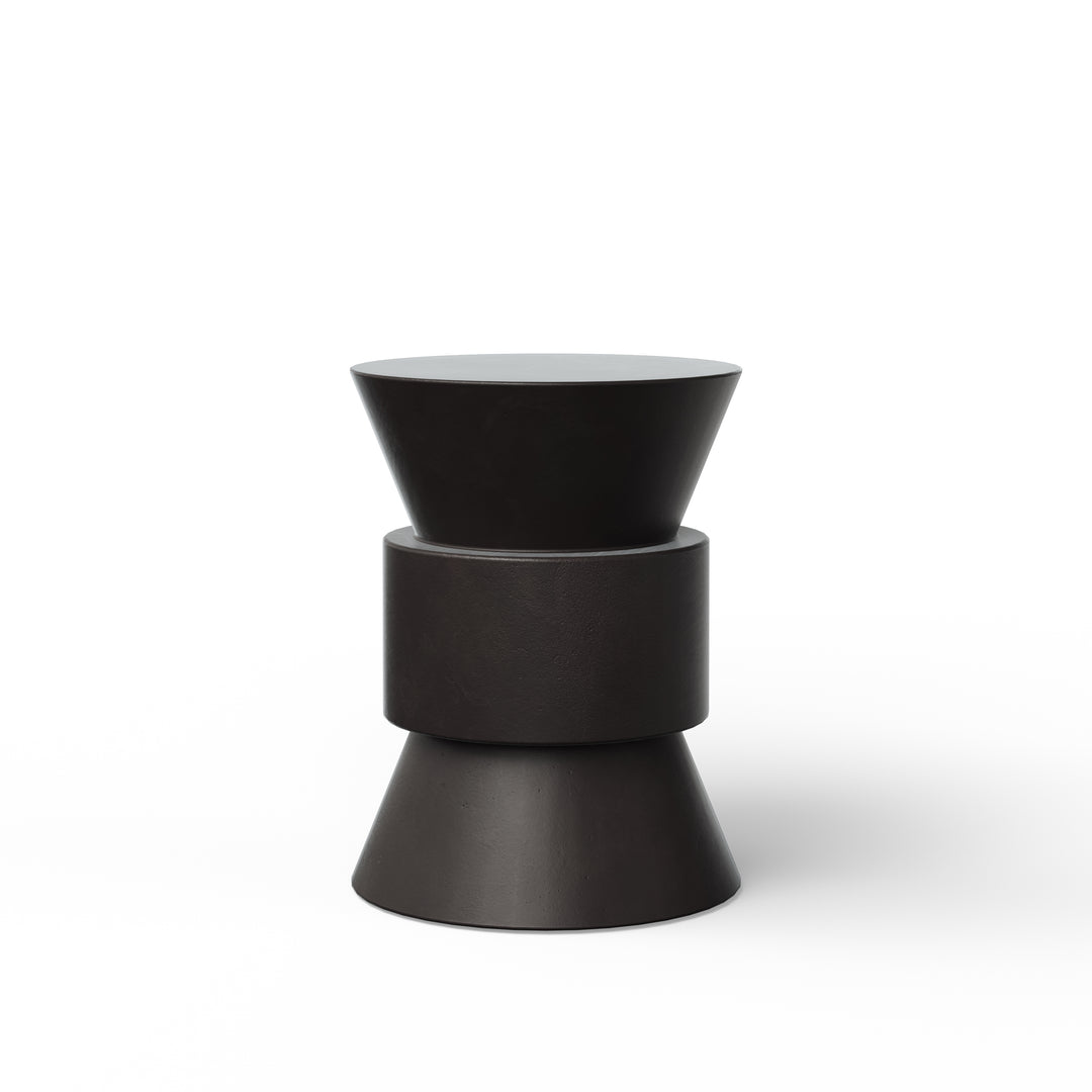 Jackson Indoor/Outdoor Concrete End Table - Lava