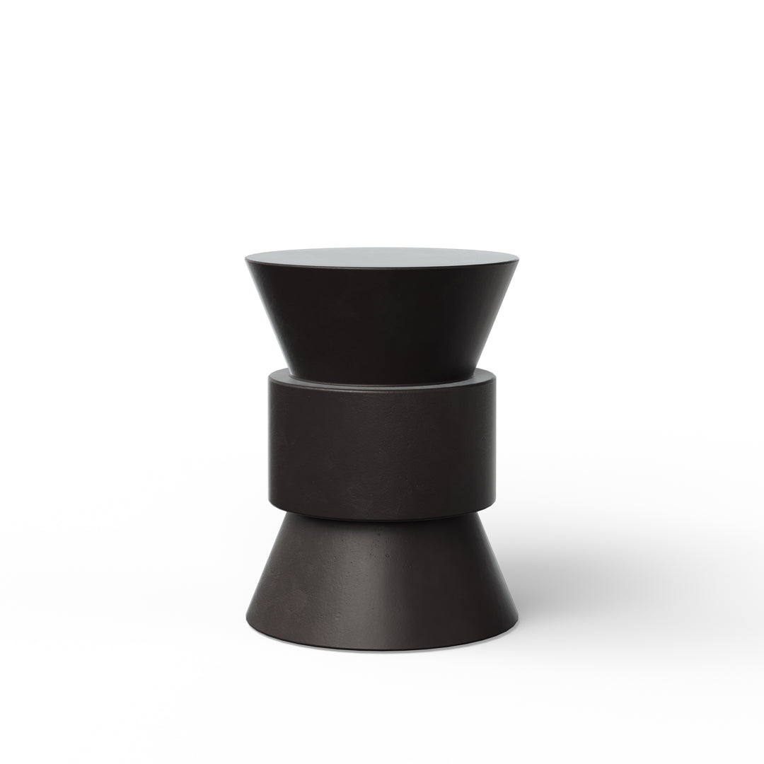 Jackson Indoor/Outdoor Concrete End Table - Lava