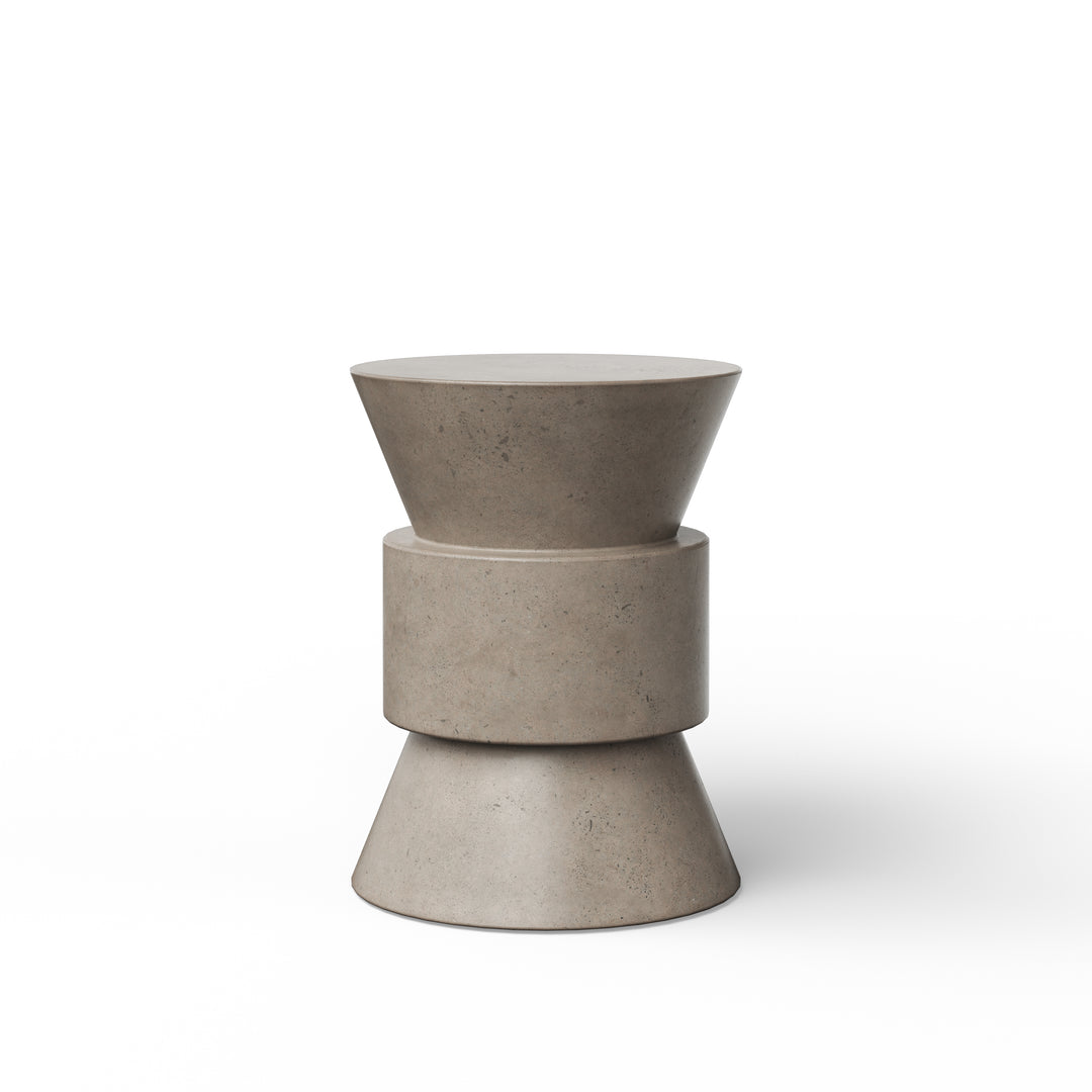 Jackson Indoor/Outdoor Concrete End Table - Dark Grey