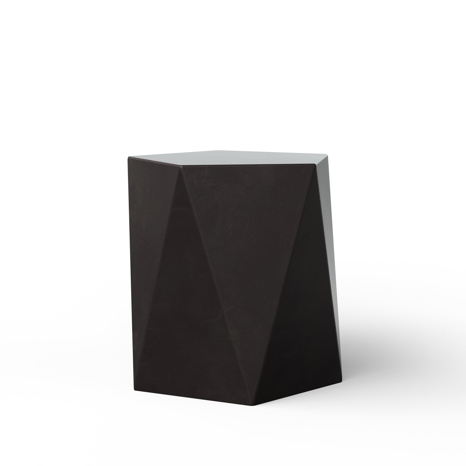 Kelson Indoor/Outdoor Concrete End Table - Lava