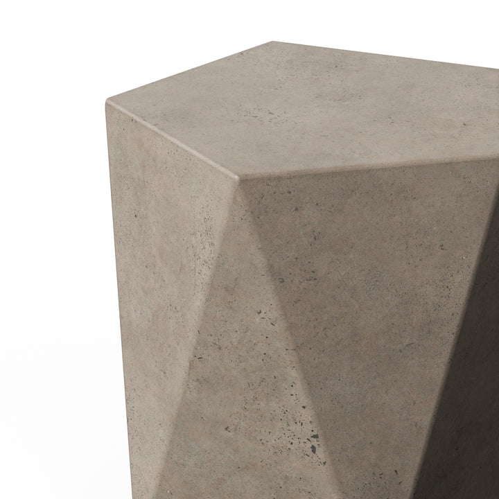 Kelson Indoor/Outdoor Concrete End Table