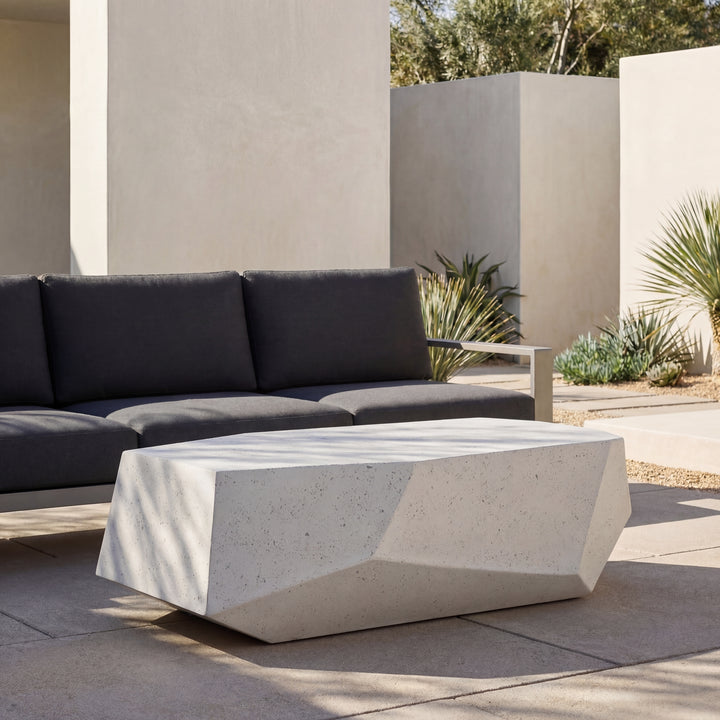 Kristal Coffee Table Ivory Terrazzo — life_1