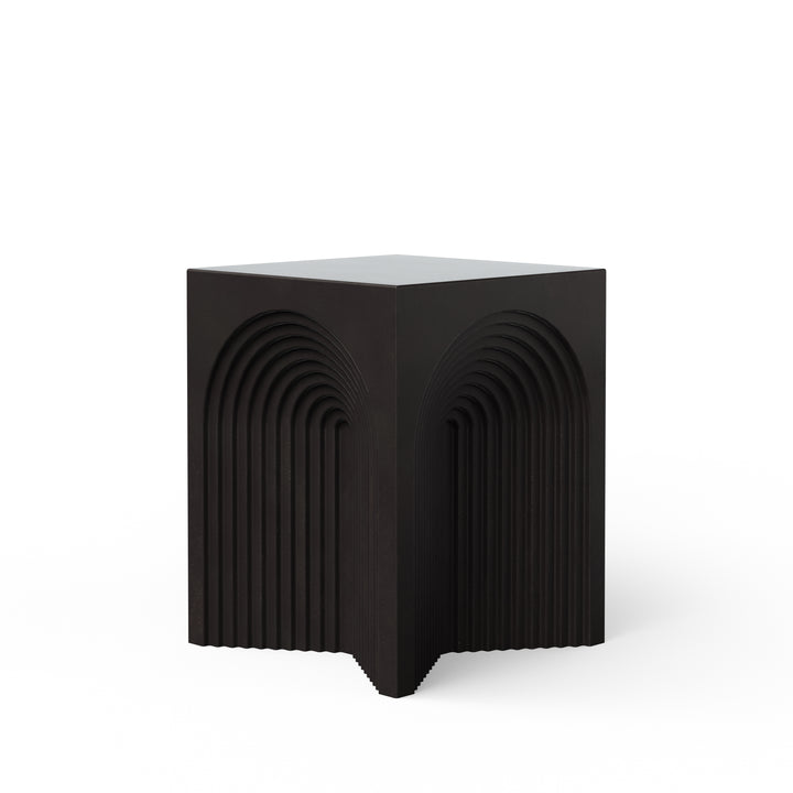 Orion Indoor/Outdoor Concrete End Table - Lava
