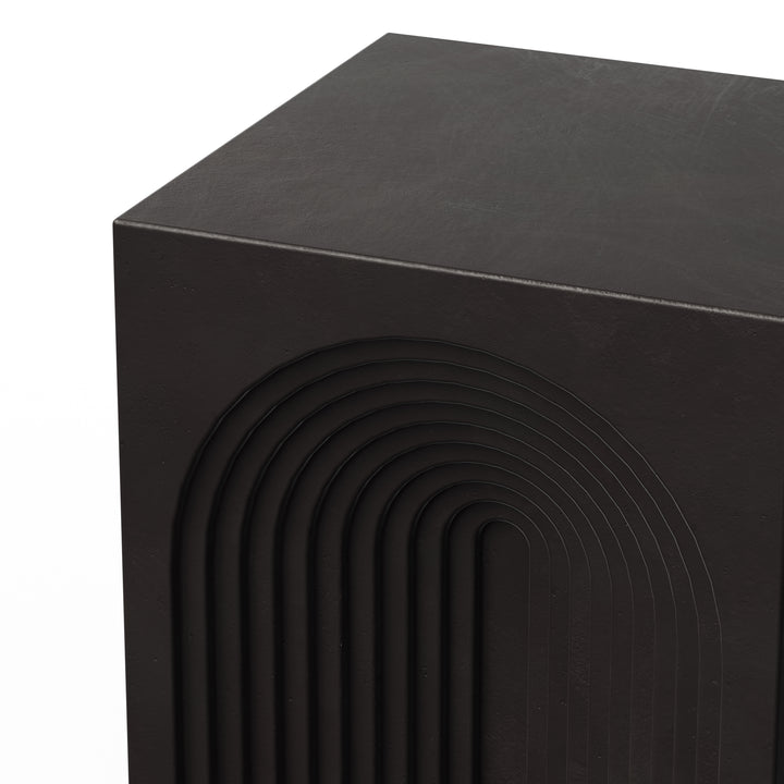 Orion Indoor/Outdoor Concrete End Table - Lava