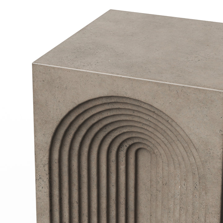 Orion Indoor/Outdoor Concrete End Table
