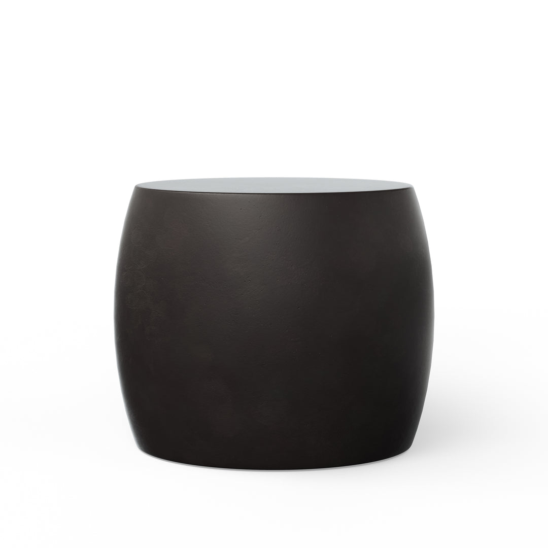 Pebble Indoor/Outdoor Concrete End Table - Lava