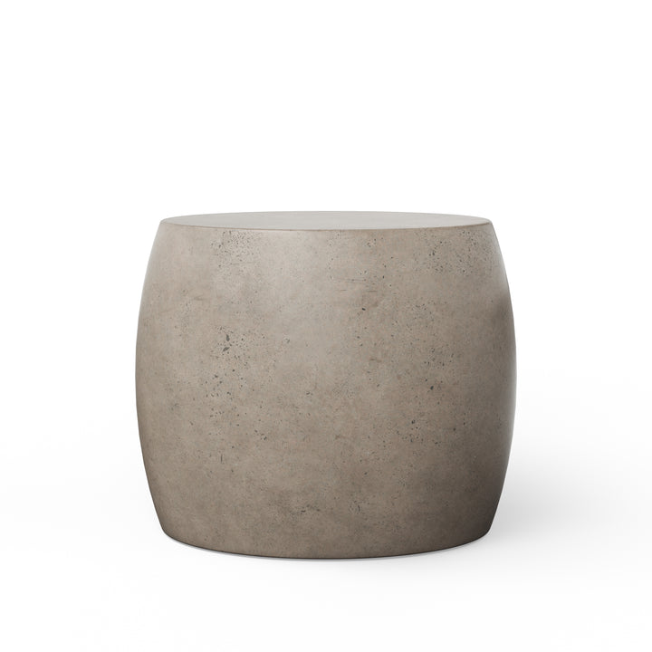 Pebble Indoor/Outdoor Concrete End Table - Dark Grey