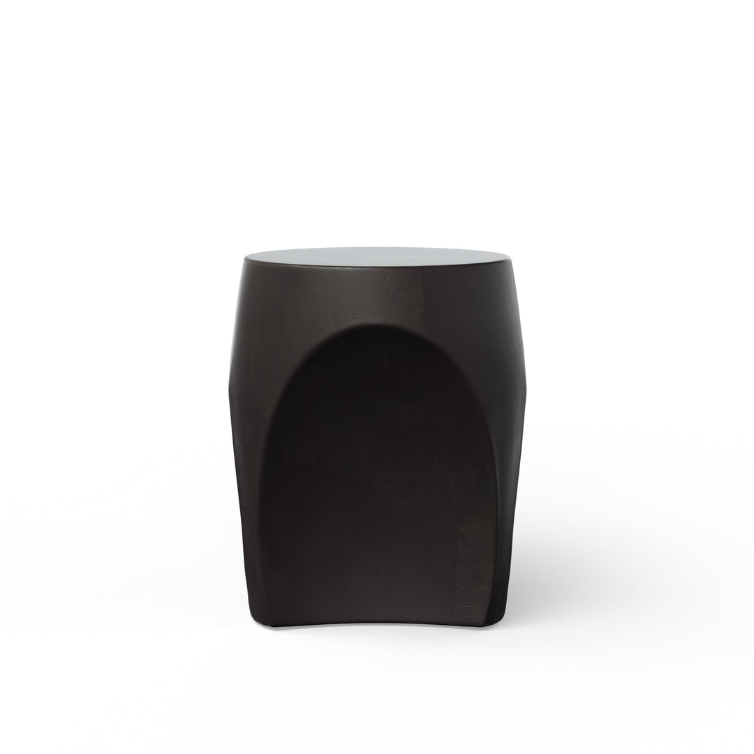 Thalia Indoor/Outdoor Concrete End Table - Lava