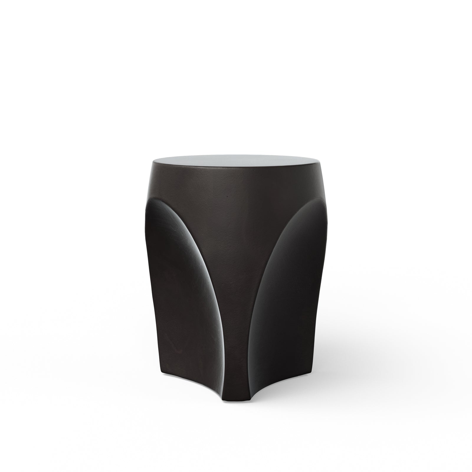 Thalia Indoor/Outdoor Concrete End Table - Lava
