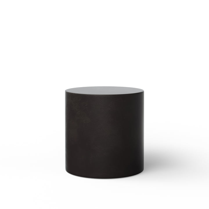 Una Indoor/Outdoor Concrete Pedestal - Lava Brown