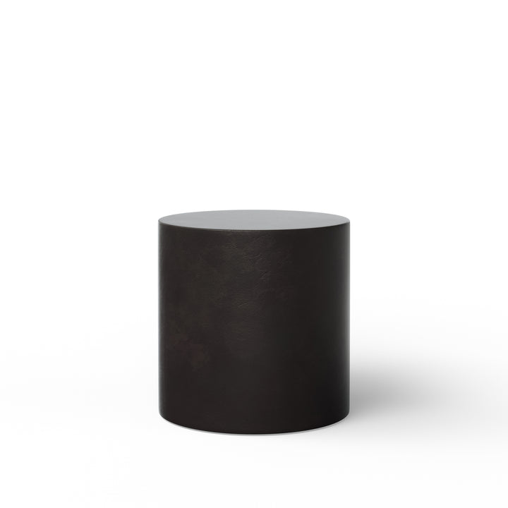 Una Indoor/Outdoor Concrete Pedestal - Lava Brown