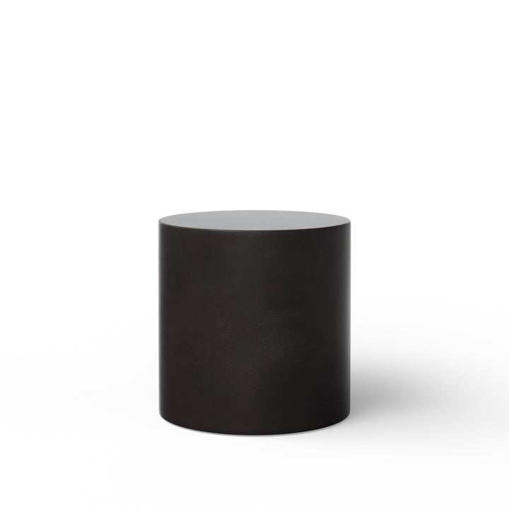 Una Indoor/Outdoor Concrete Pedestal - Lava Brown