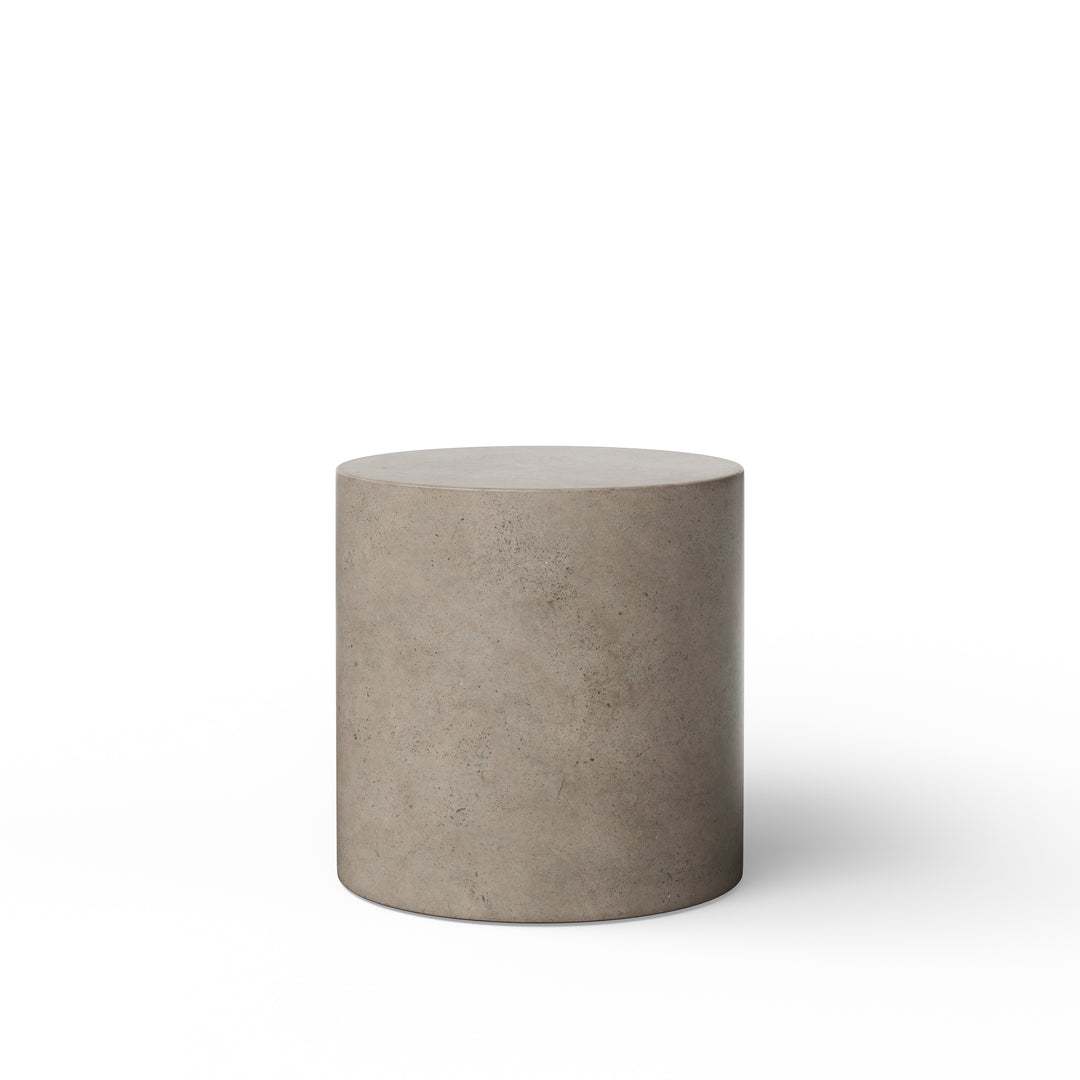 Una Indoor/Outdoor Concrete Pedestal - Dark Grey