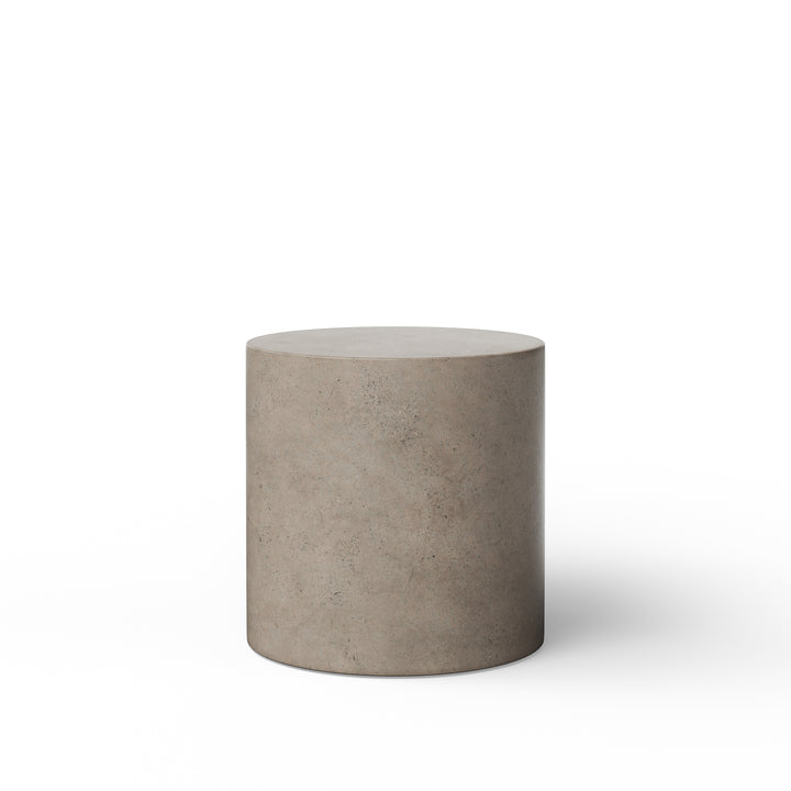 Una Indoor/Outdoor Concrete Pedestal - Dark Grey
