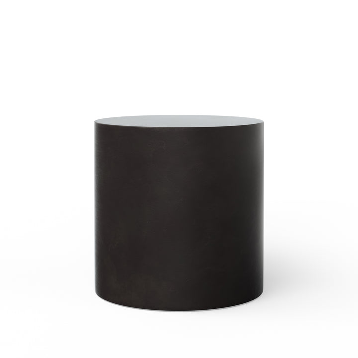 Una Indoor/Outdoor Concrete Pedestal - Lava Brown