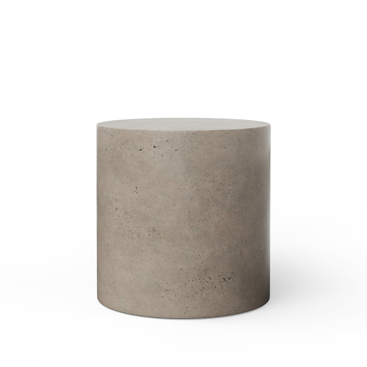 Una Indoor/Outdoor Concrete Pedestal - Dark Grey