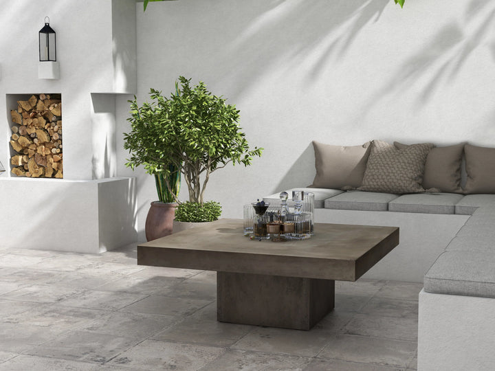 Mixx - Una Square Coffee Table - AmericanHomeFurniture