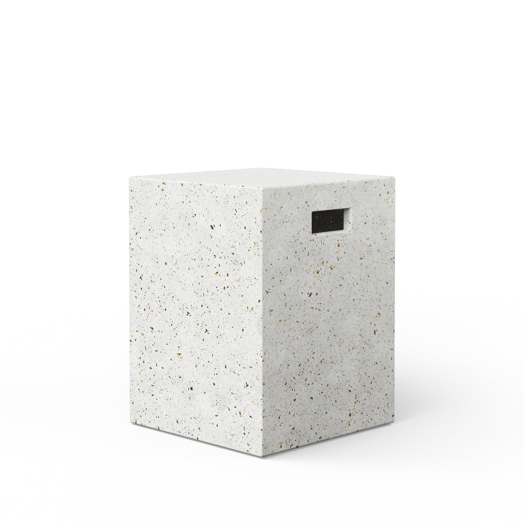 Una Indoor/Outdoor Concrete Stool