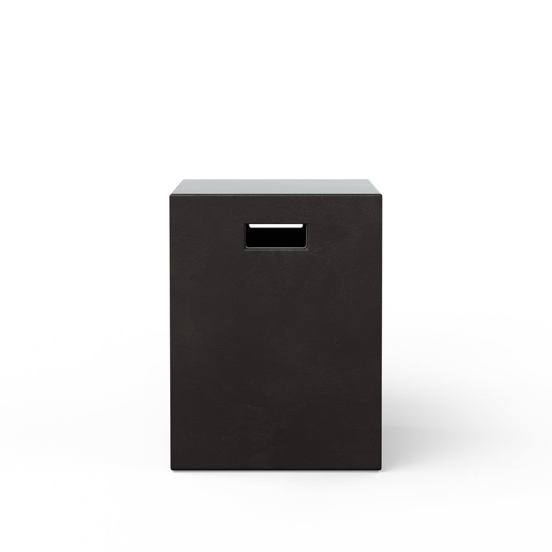 Una Indoor/Outdoor Concrete Stool - Lava