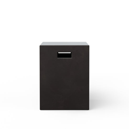 Una Indoor/Outdoor Concrete Stool - Lava