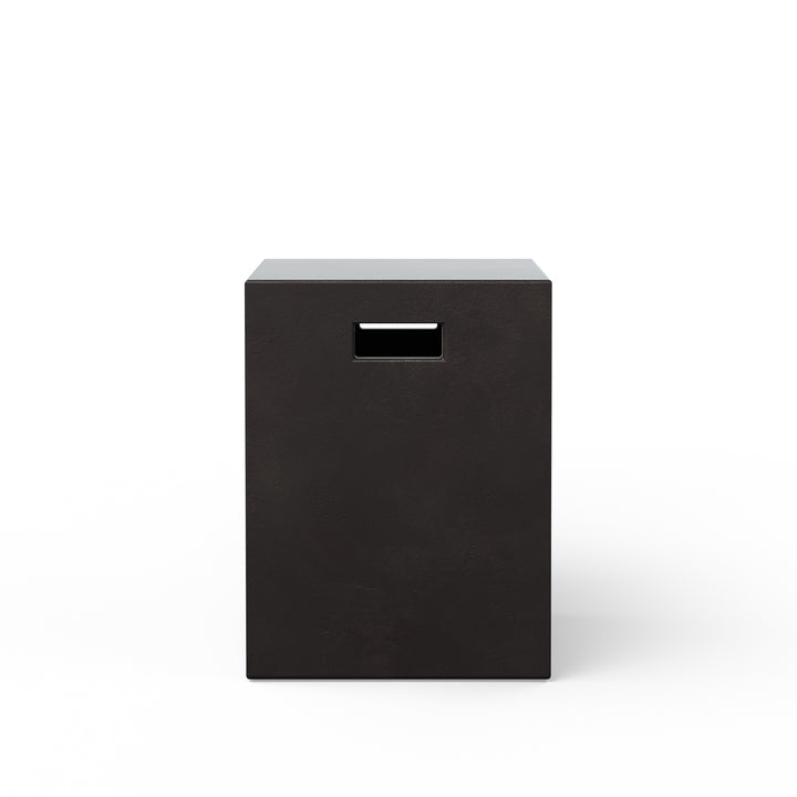 Una Indoor/Outdoor Concrete Stool - Lava