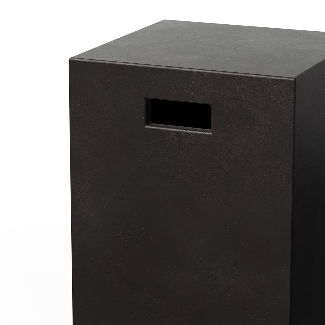 Una Indoor/Outdoor Concrete Stool