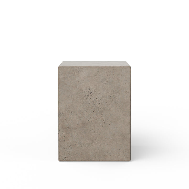 Una Indoor/Outdoor Concrete Stool - Dark Grey