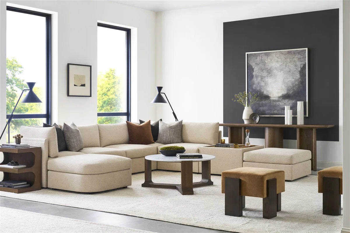 Vanguard Furniture Liam Bumper OTTOMANS, POUFS, + STOOLS