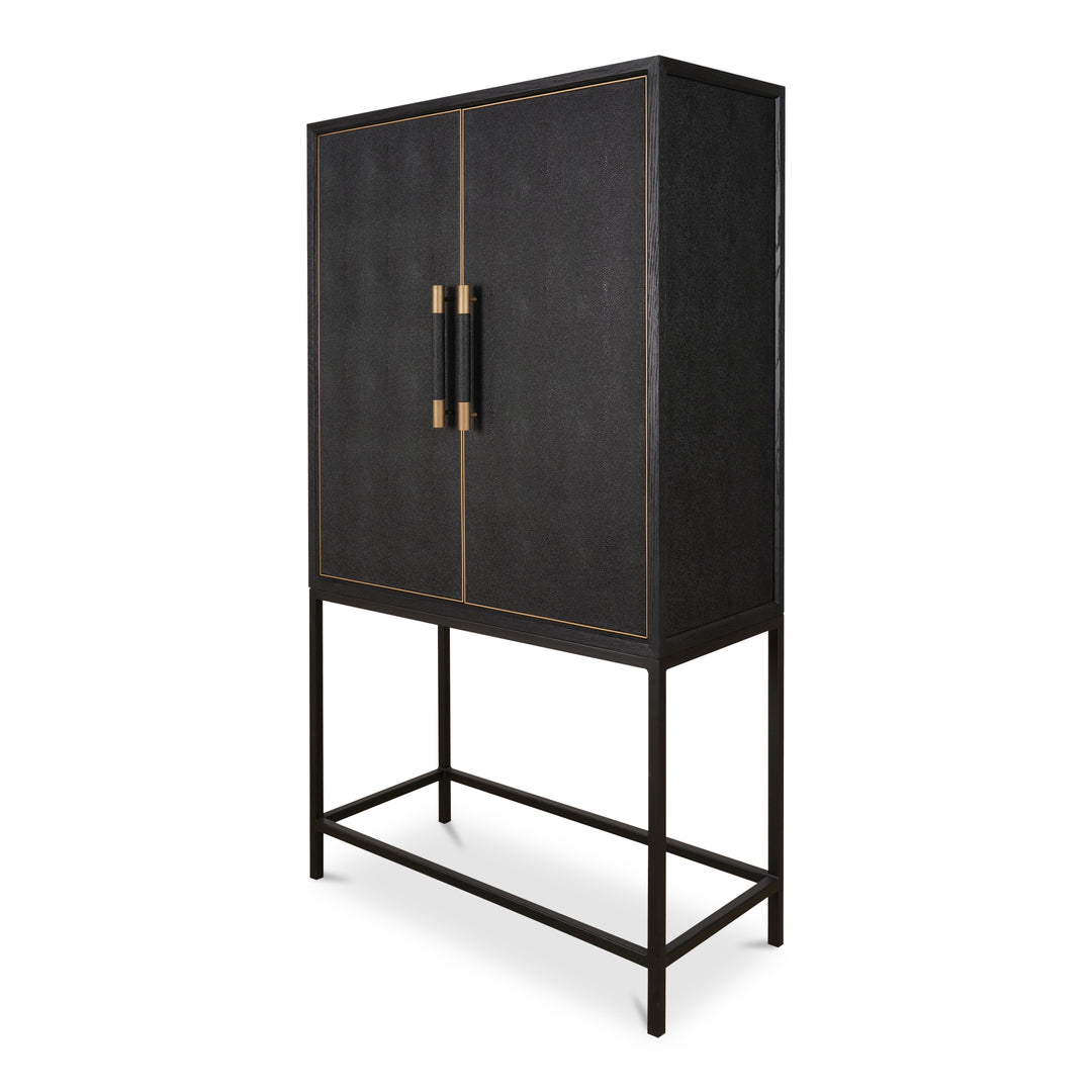Moe's Home Collection - Mako Bar Cabinet Black - VL-1047-02 | American Home Furniture