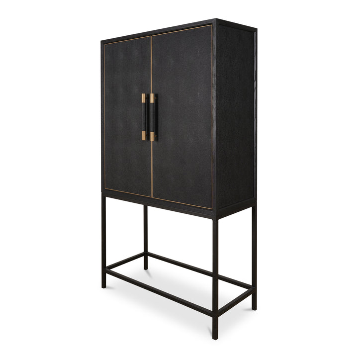 Moe's Home Collection - Mako Bar Cabinet Black - VL-1047-02 | American Home Furniture