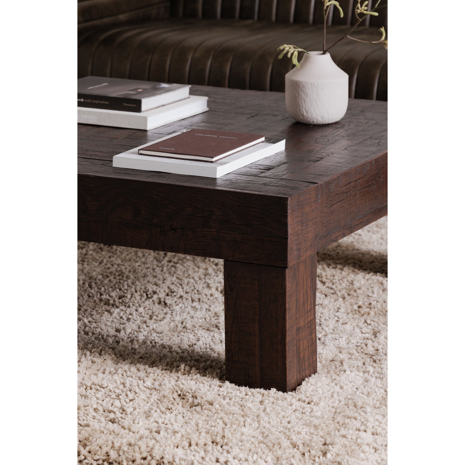 Moe's Home Collection - Evander Coffee Table Rustic Brown - VL-1058-03 | American Home Furniture