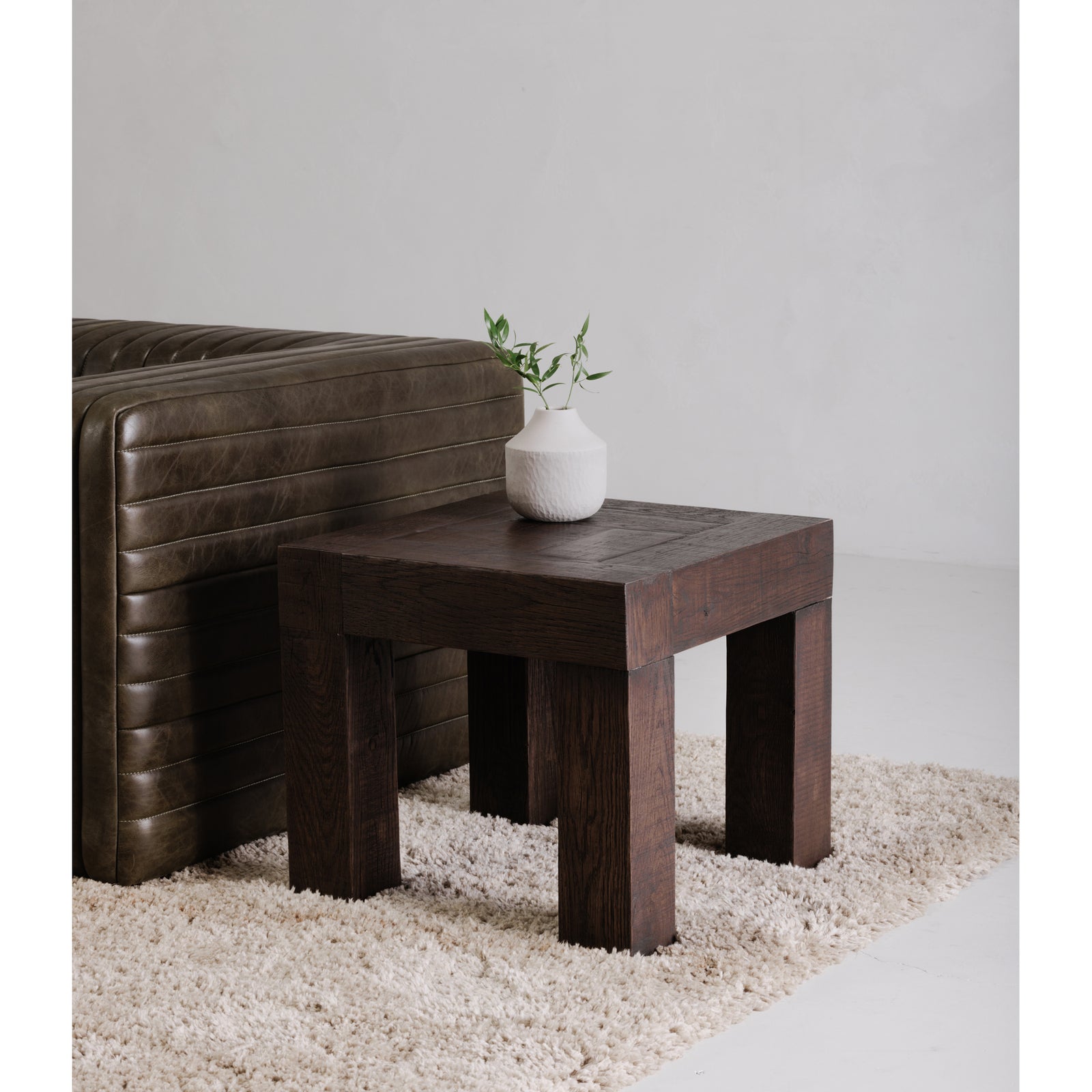 Moe's Home Collection - Evander Side Table Rustic Brown - VL-1059-03 | American Home Furniture