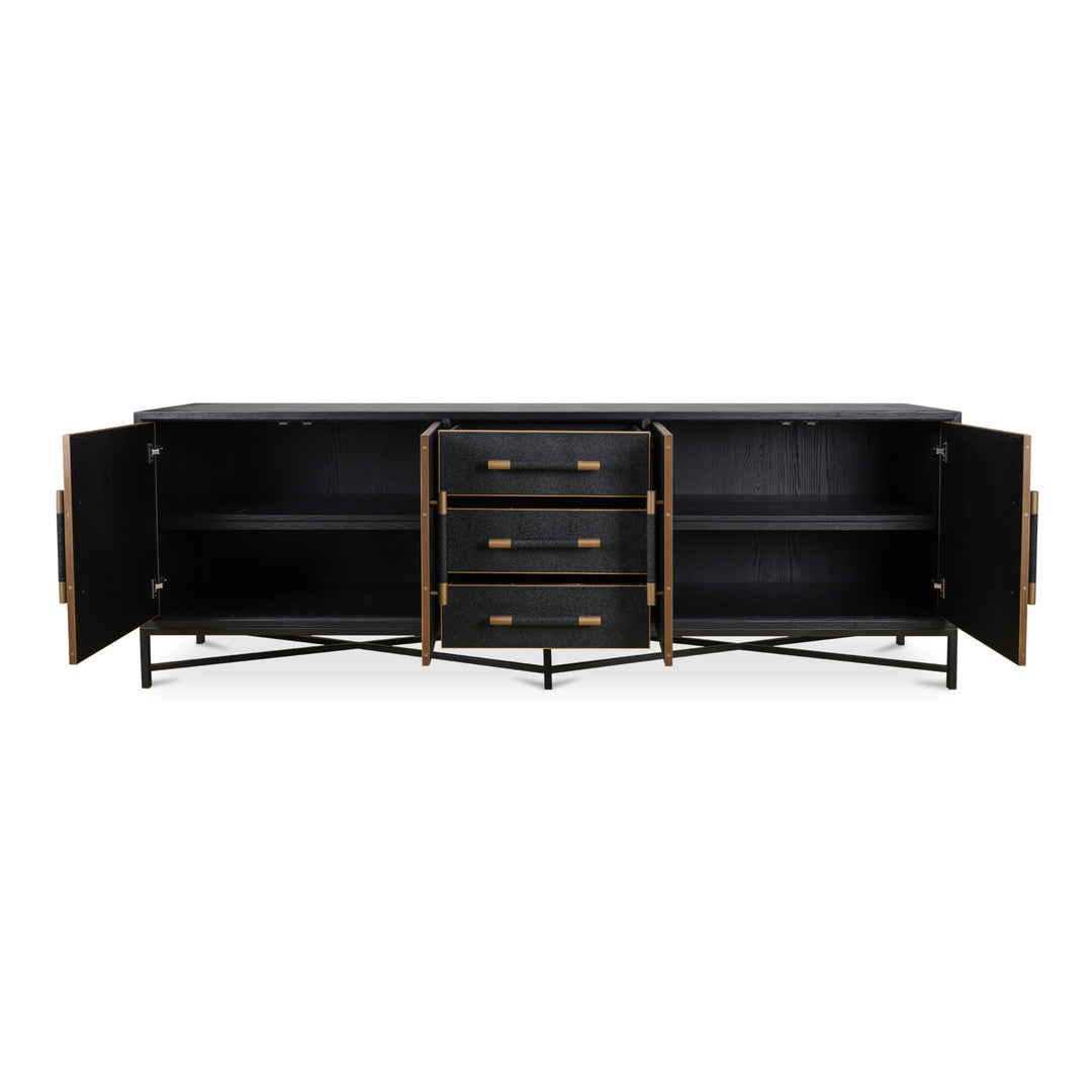 Moe's Home Collection - Mako Sideboard Large Black - VL-1061-02 | American Home Furniture