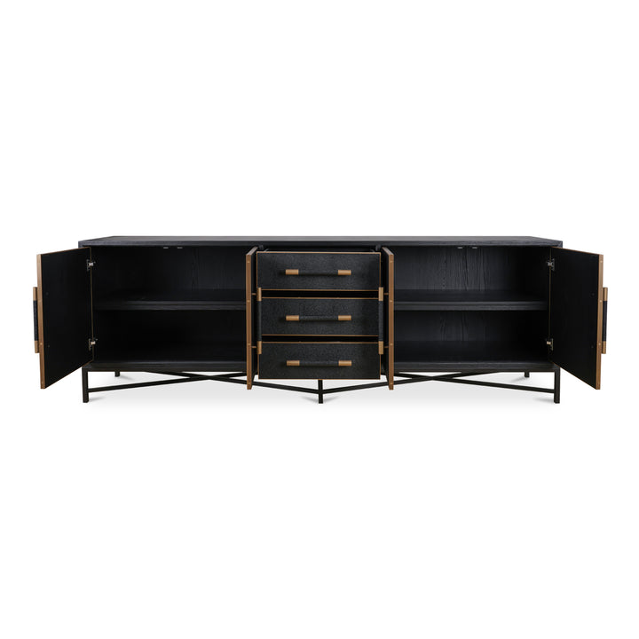 Moe's Home Collection - Mako Sideboard Large Black - VL-1061-02 | American Home Furniture