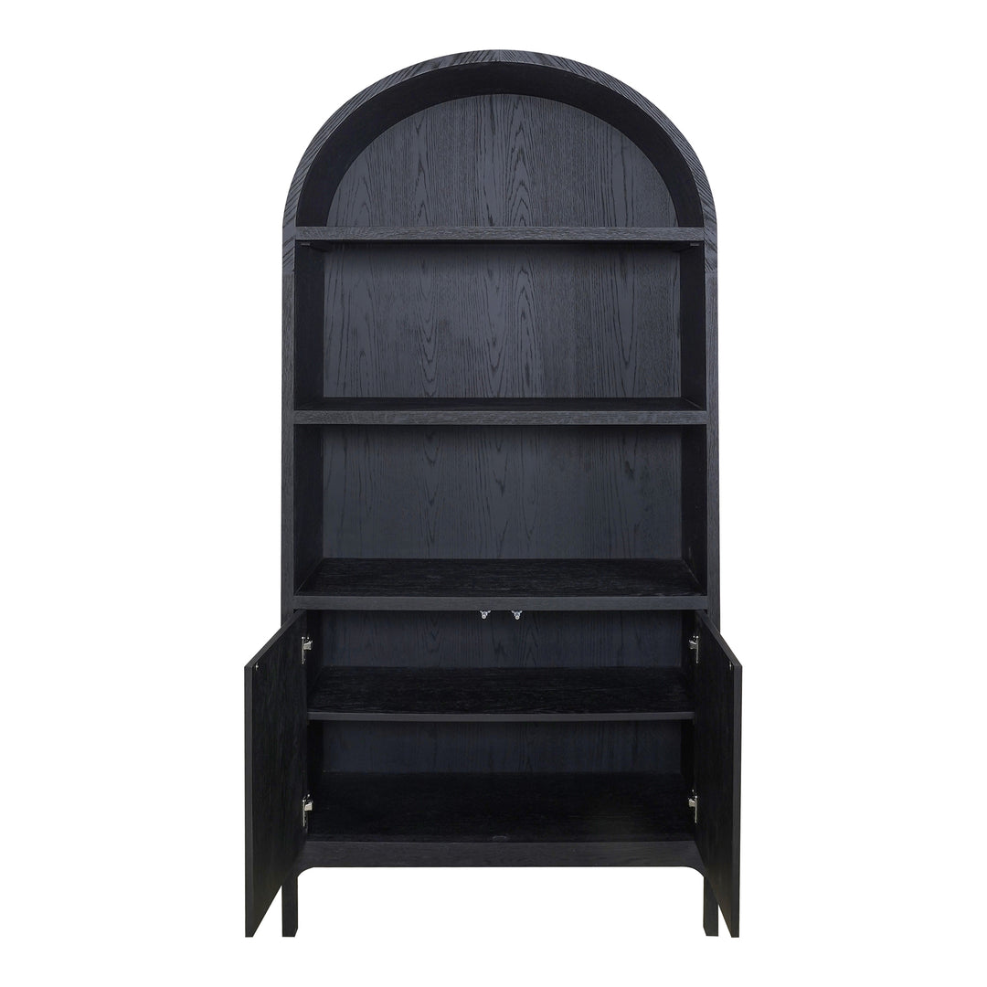 Moe's Home Collection - Wilde Display Cabinet Black Oak - VL-1067-02 | American Home Furniture