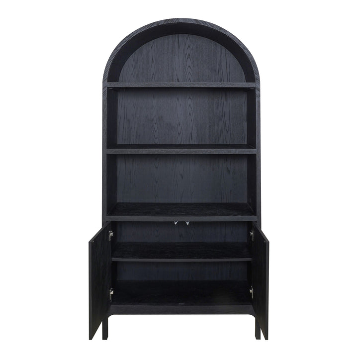 Moe's Home Collection - Wilde Display Cabinet Black Oak - VL-1067-02 | American Home Furniture