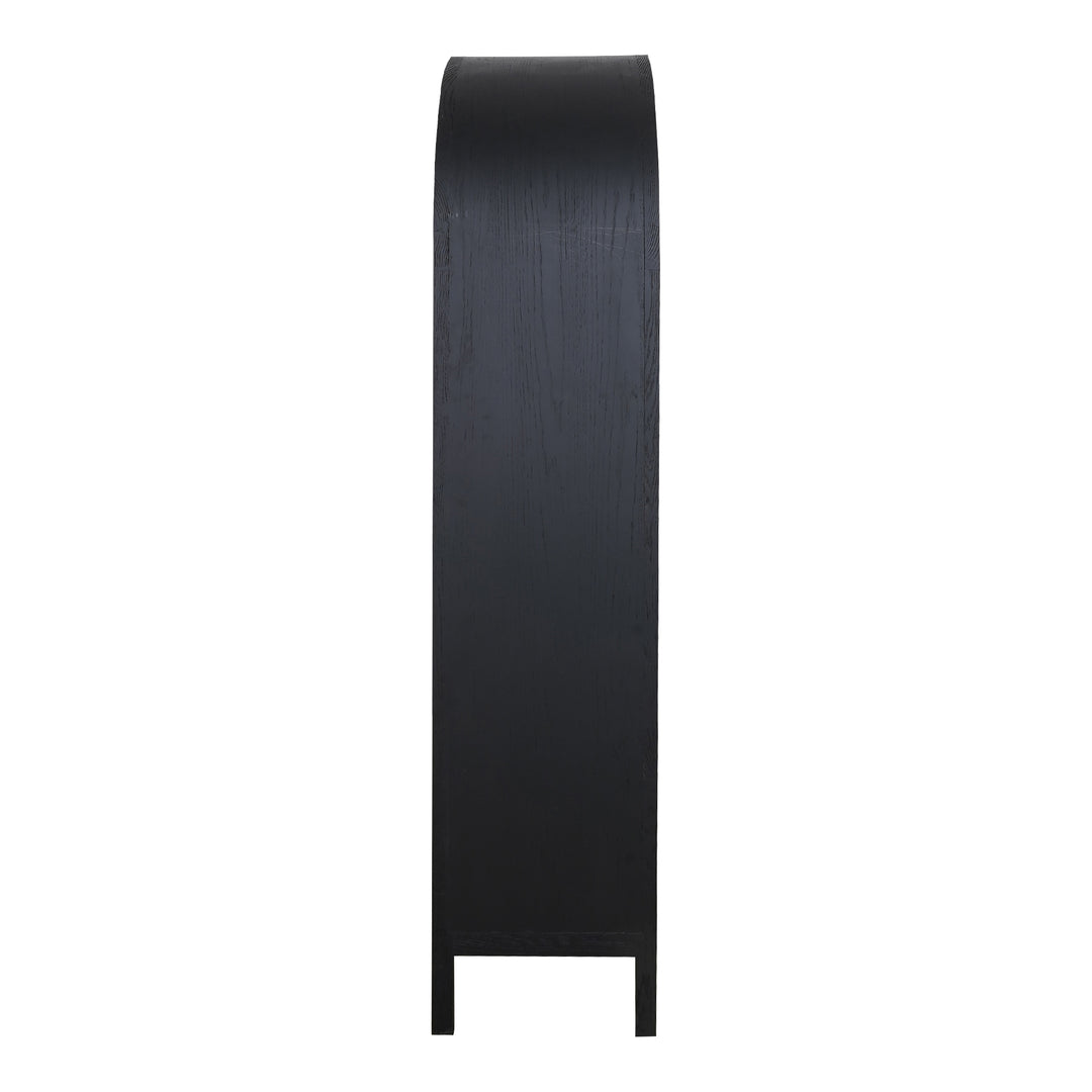 Moe's Home Collection - Wilde Display Cabinet Black Oak - VL-1067-02 | American Home Furniture