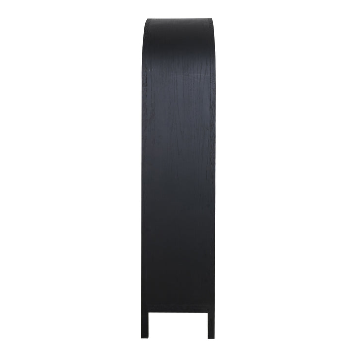 Moe's Home Collection - Wilde Display Cabinet Black Oak - VL-1067-02 | American Home Furniture