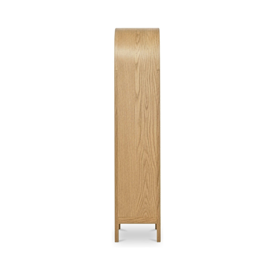 Wilde Display Cabinet Black Oak