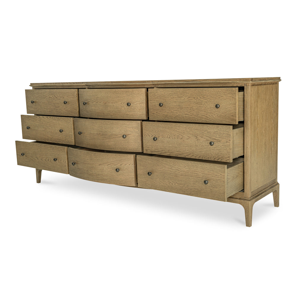 American Home Furniture Moe's Home Collection Sadie 9 Drawer Dresser
