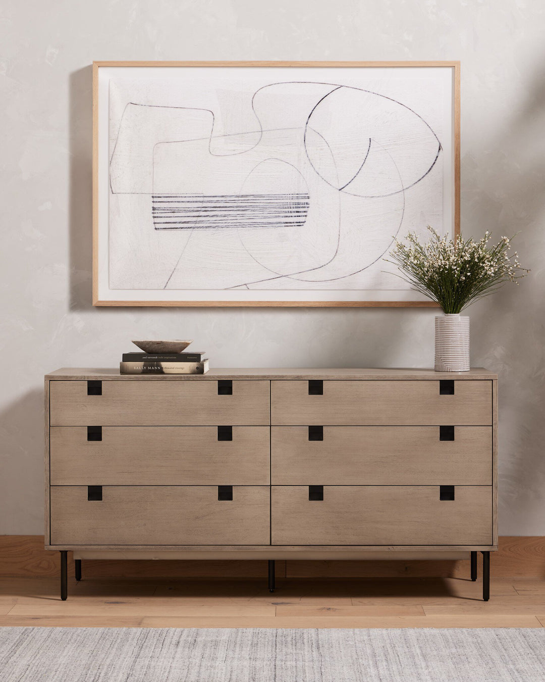 Four Hands - Carly 6 Drawer Dresser - VPTN-185 | American Home Furniture