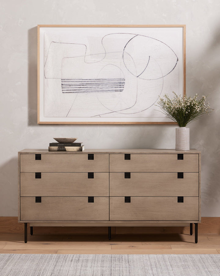 Four Hands - Carly 6 Drawer Dresser - VPTN-185 | American Home Furniture