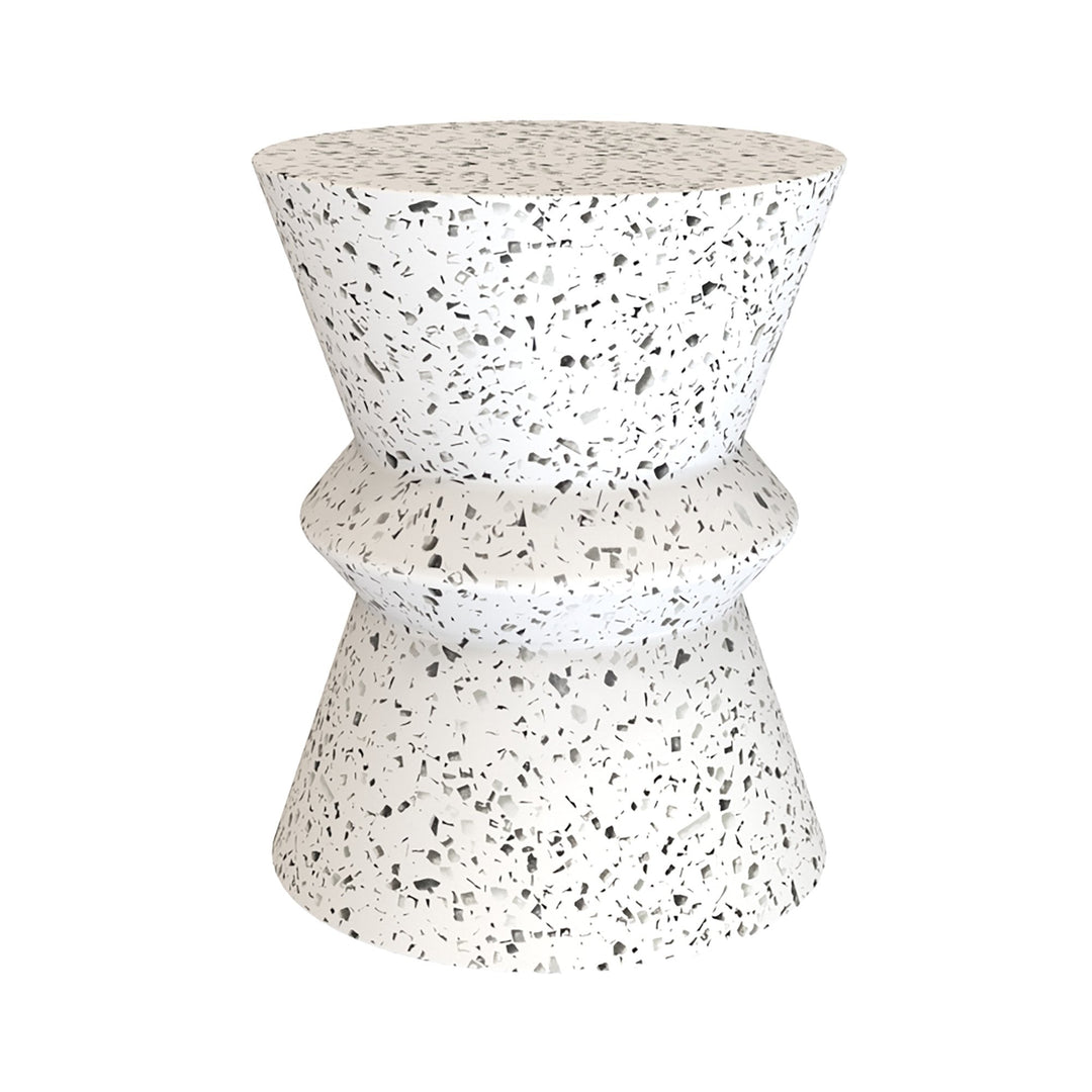 Concrete Hourglass Side Table
