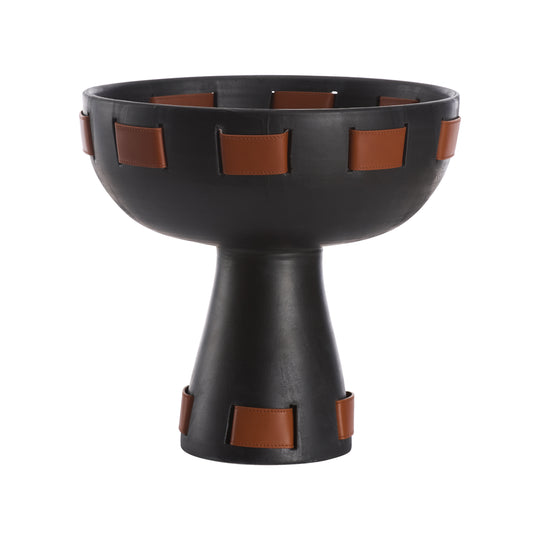 Matte Black Glaze/Camel