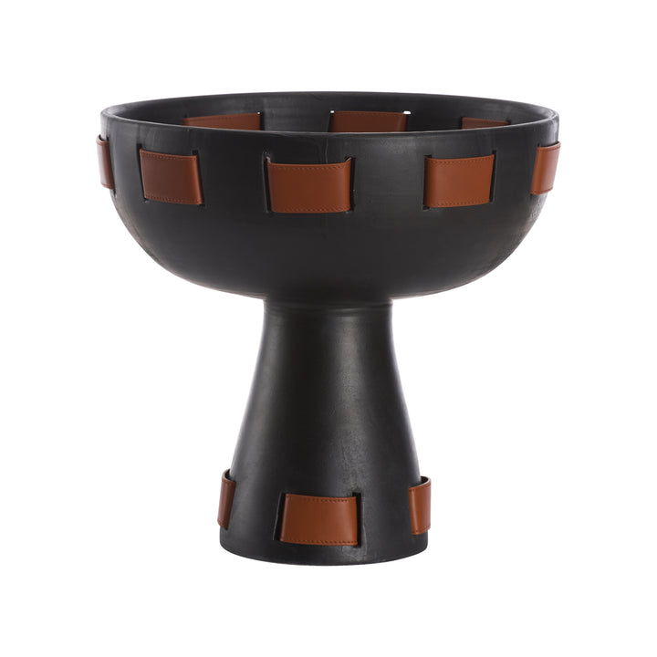 Matte Black Glaze/Camel