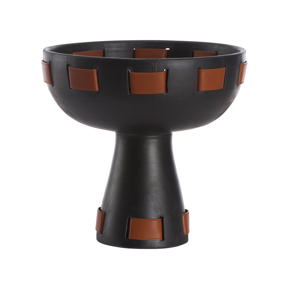 Matte Black Glaze/Camel