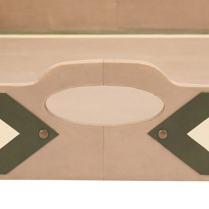 Kellie Leather Tray - W10091