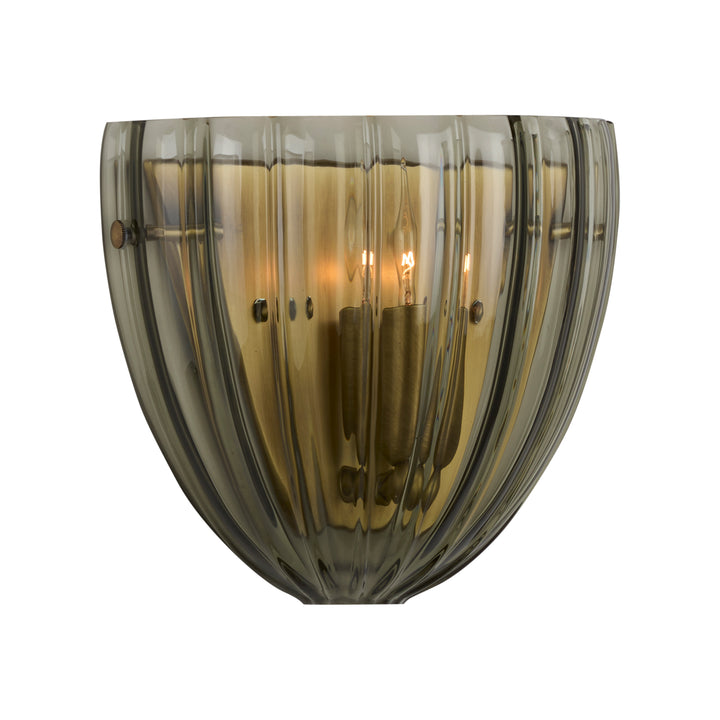 Smoke/Blown/Antique Brass